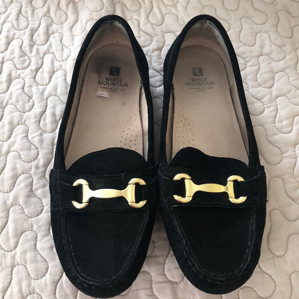 Black Suede Moccasins